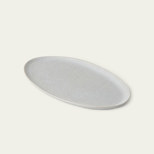 Oval Serving Platter by Fable Home, featured in a stoneblue finish. – #stoneblue