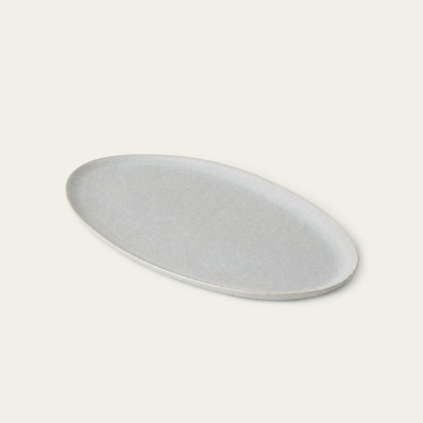 Oval Serving Platter by Fable Home, featured in a stoneblue finish. – #stoneblue