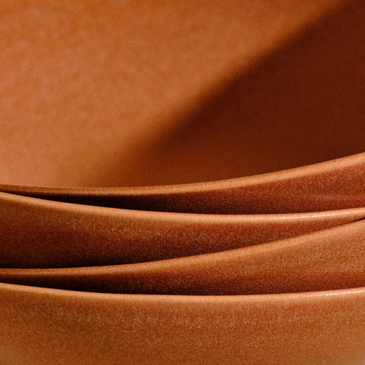 Pasta Bowls by Fable Home, featured in a canyonclay finish. – #canyonclay