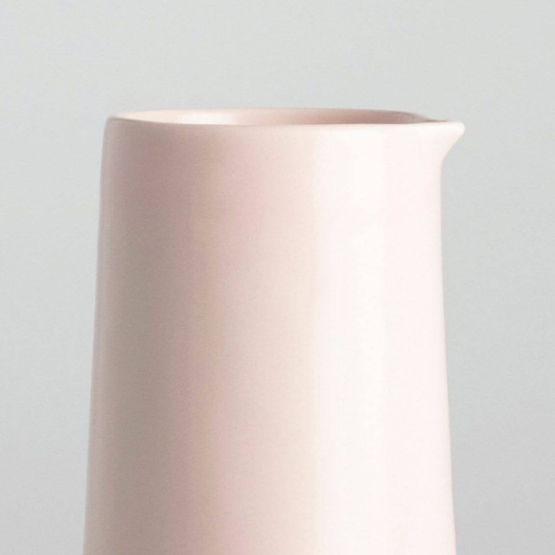 Carafe drinkware by Fable Home, shown in a blushpink finish.