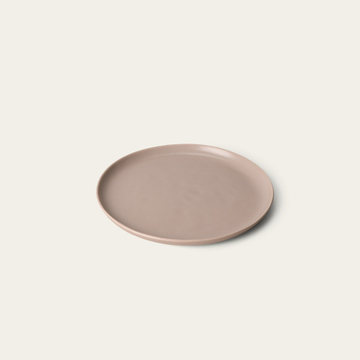 Single Salad Plate by Fable Home, shown in Desert Taupe.