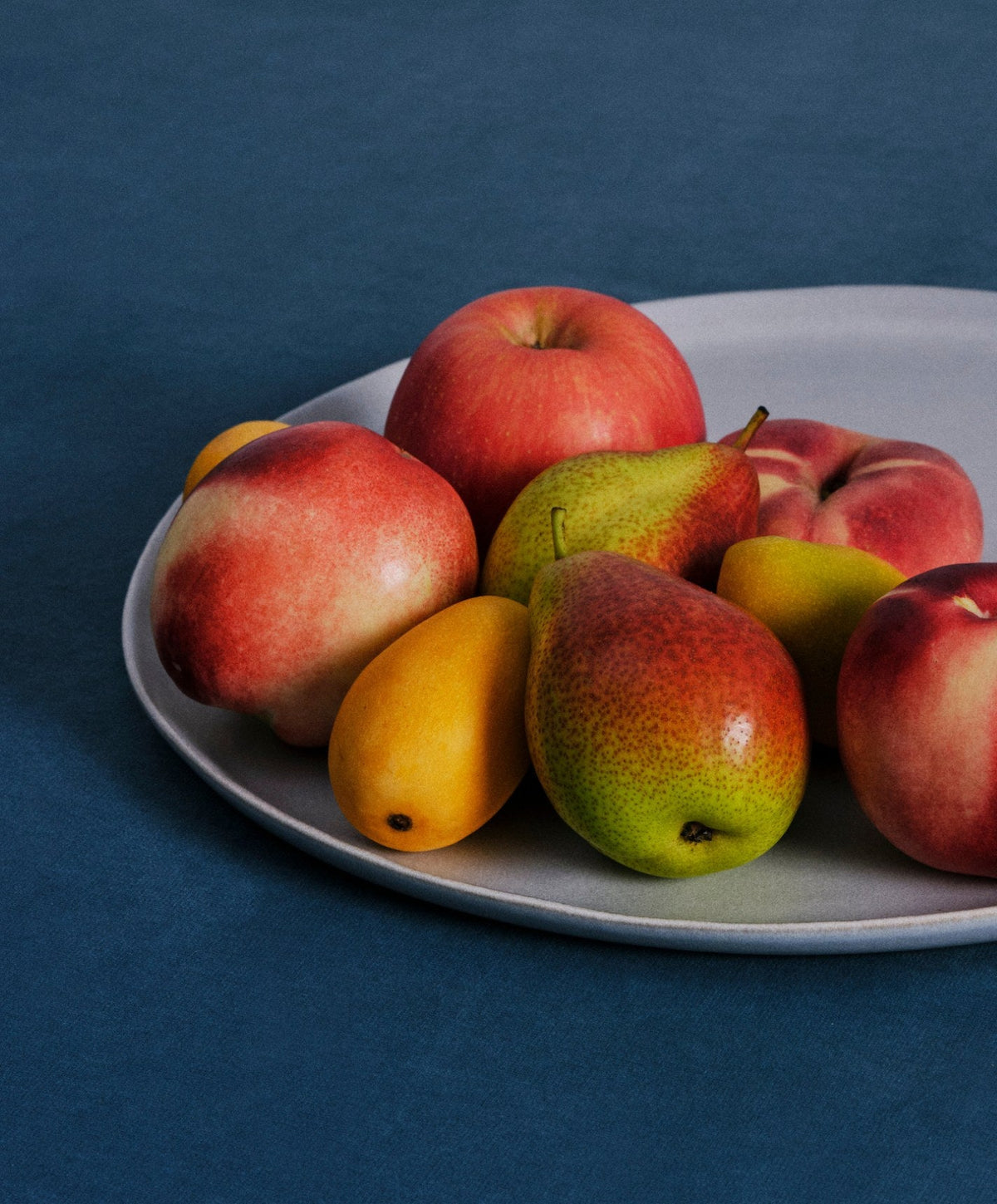 Serving Platter by Fable Home, shown in Stone Blue.