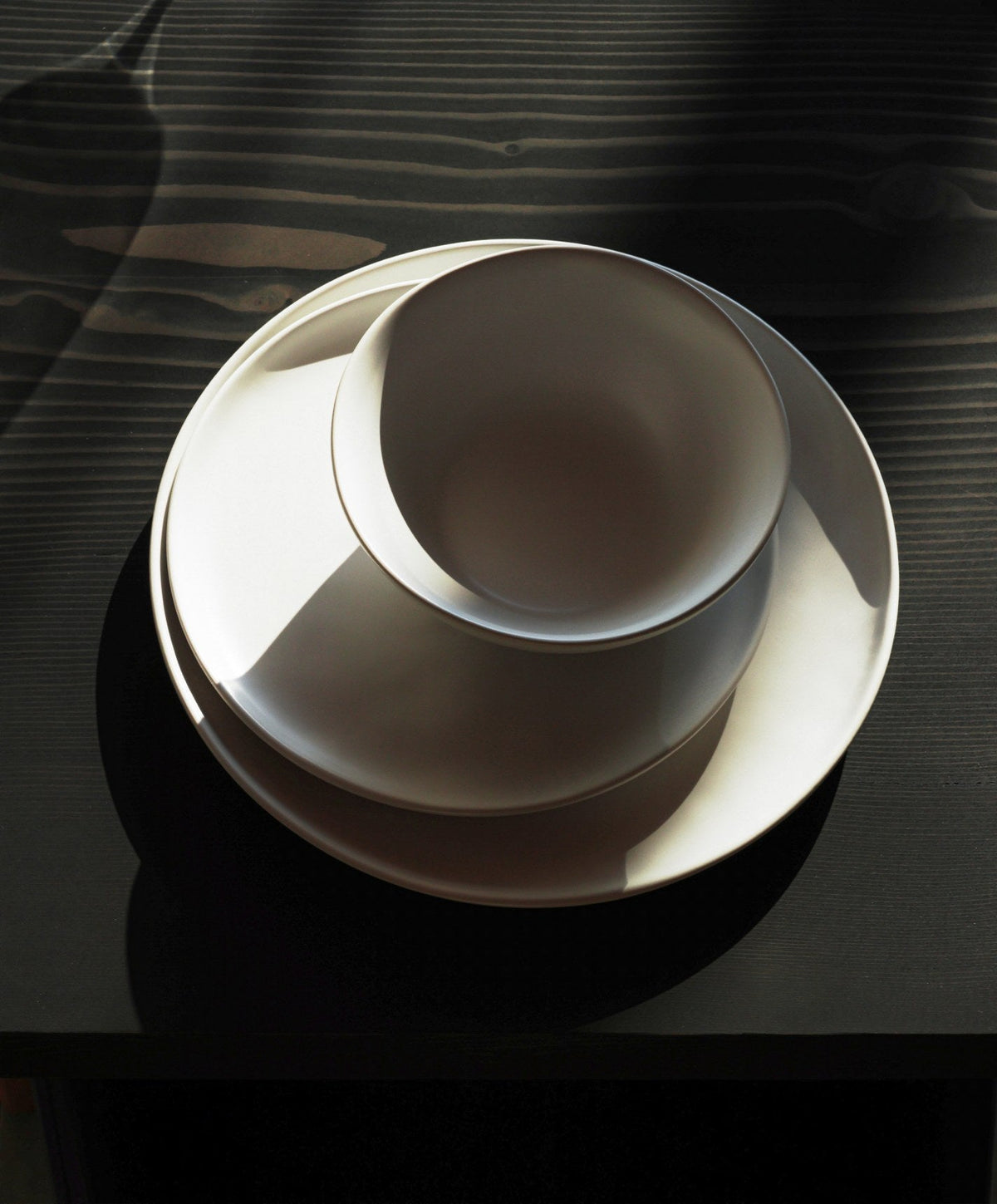 Dinnerware Set by Fable Home, shown in Cloud White.