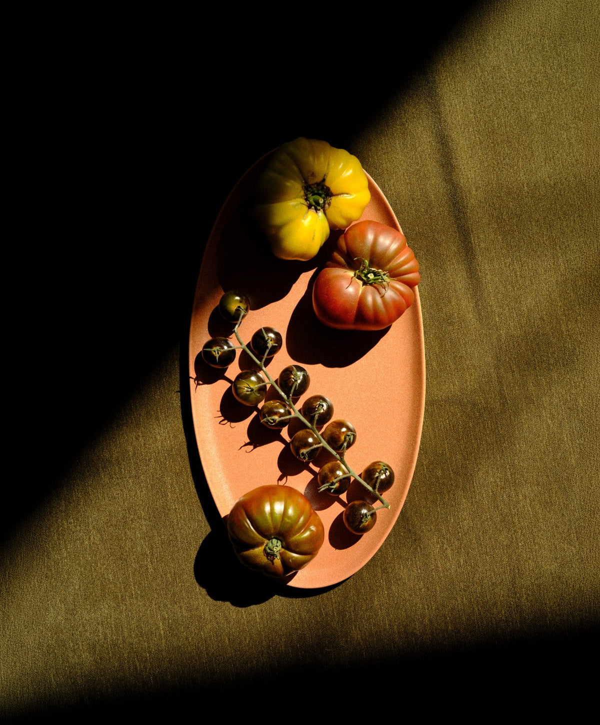 Serving Platter Set by Fable Home, shown in Canyon Clay.