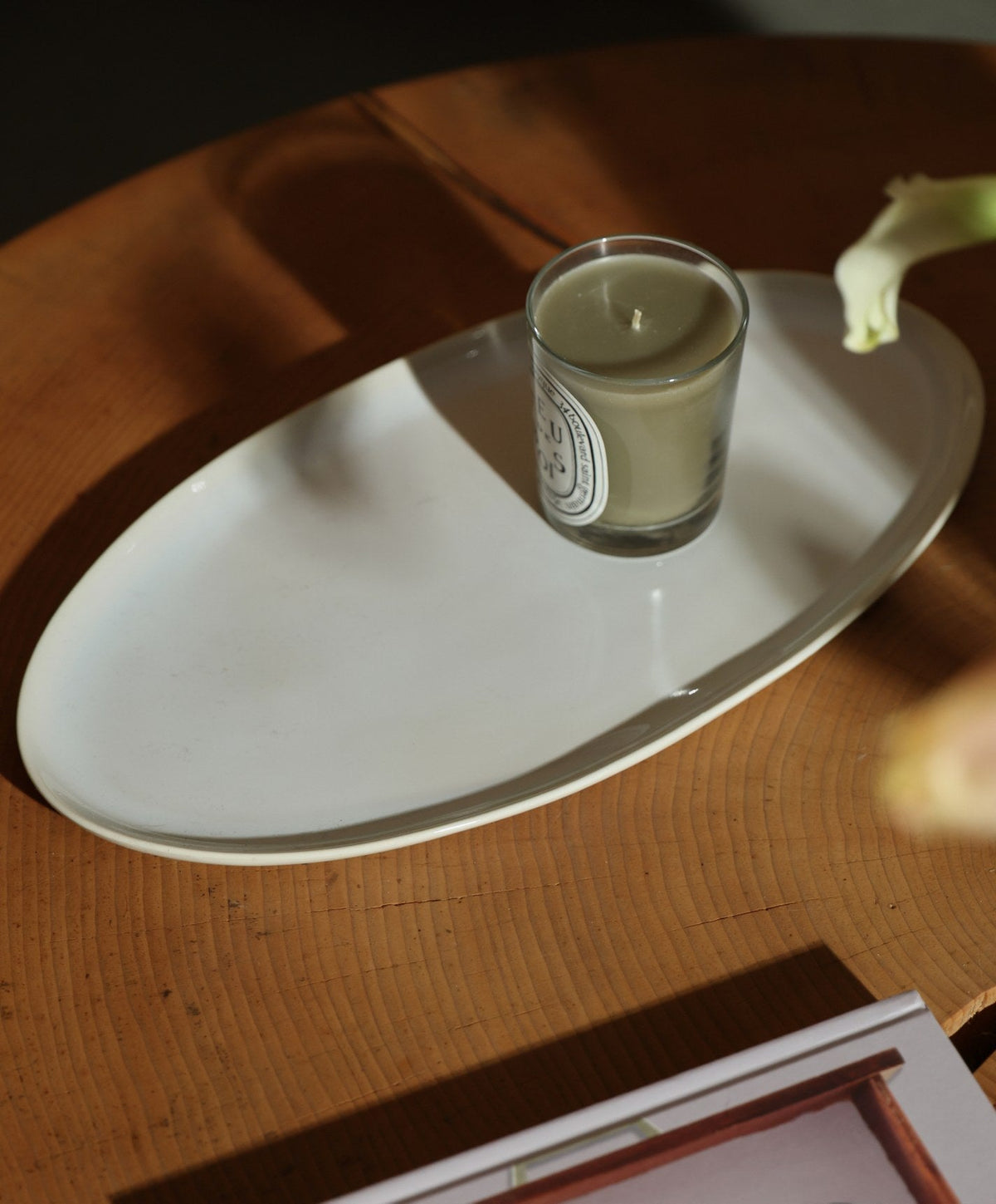 Serving Platter Set by Fable Home, shown in Pearl White.