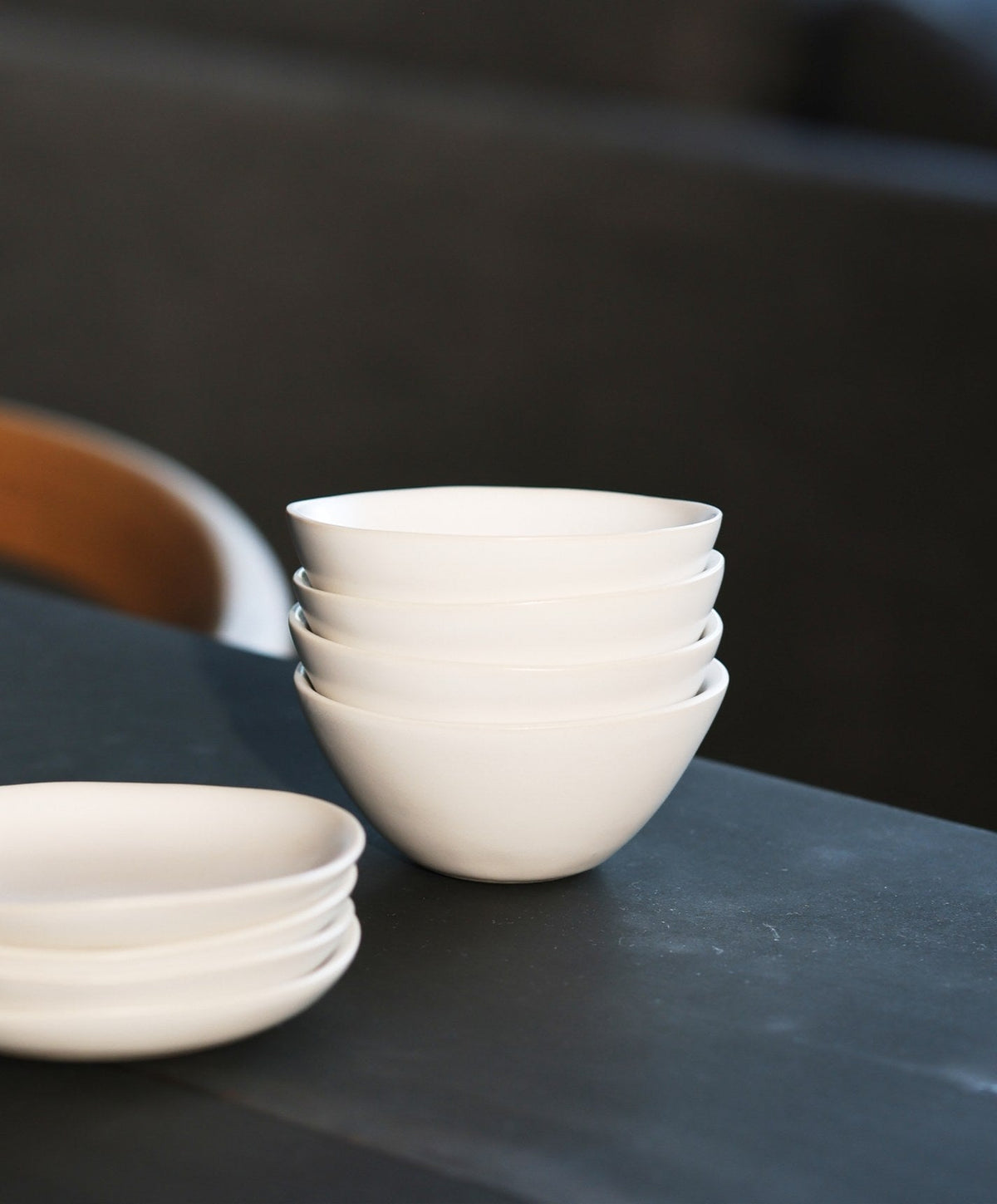 Serving Platter Set by Fable Home, shown in Cloud White.