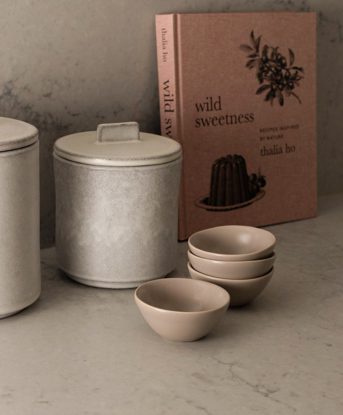 Serving Platter Set by Fable Home, shown in Desert Taupe.
