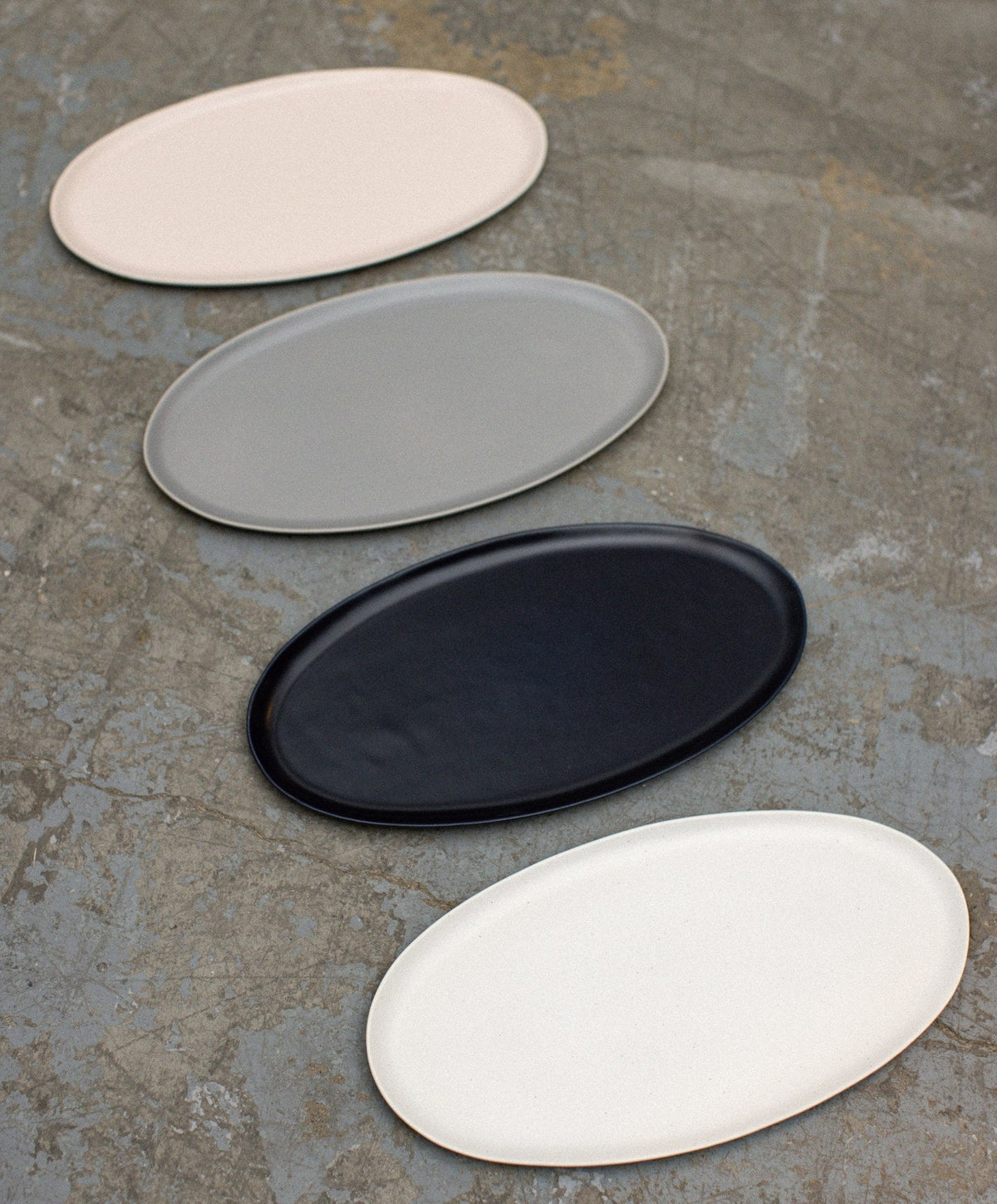 Serving Platter Set by Fable Home, shown in Midnight Blue.