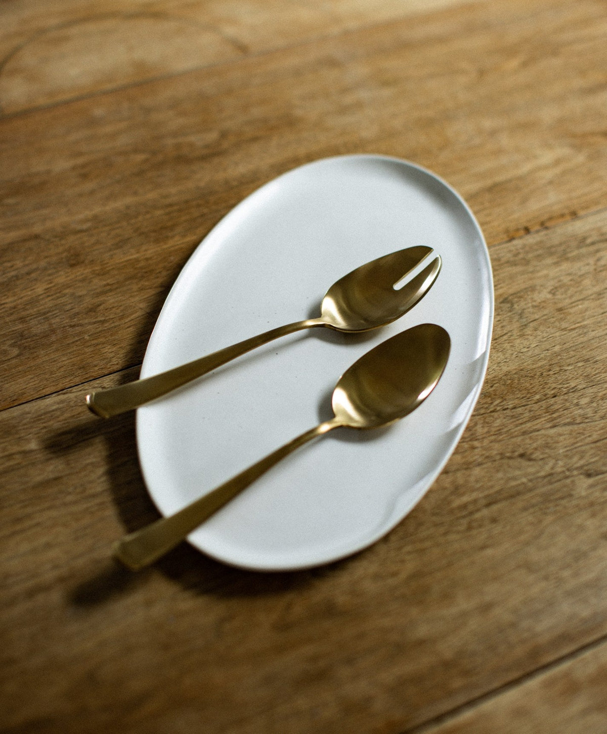 Serving Platter Set by Fable Home, shown in Speckled White.