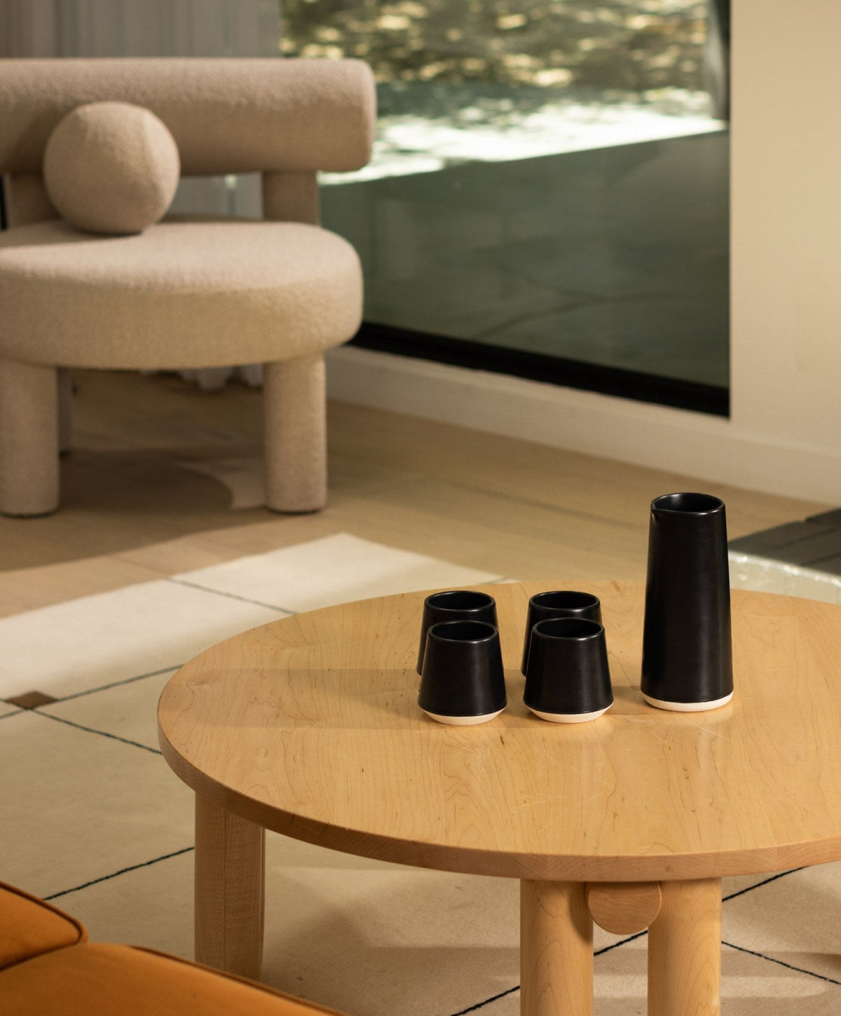 Carafe by Fable Home, shown in Midnight Blue.