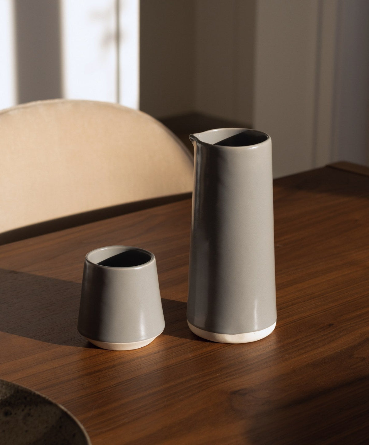 Carafe by Fable Home, shown in Dove Gray.
