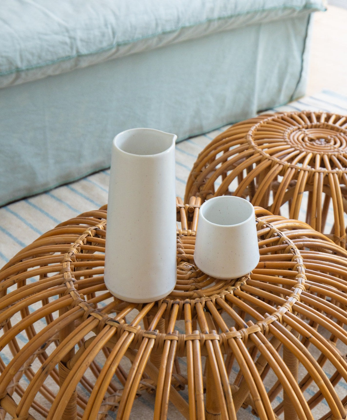 Carafe by Fable Home, shown in Speckled White.