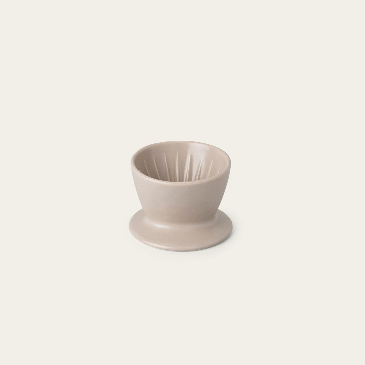 Coffee Dripper by Fable Home, shown in Desert Taupe.