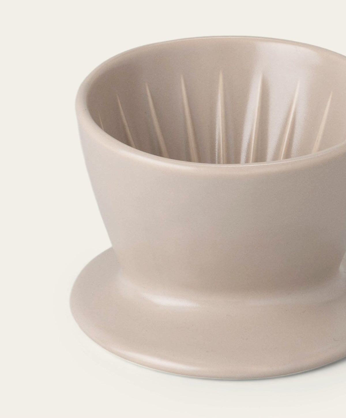 Coffee Dripper by Fable Home, shown in Desert Taupe.