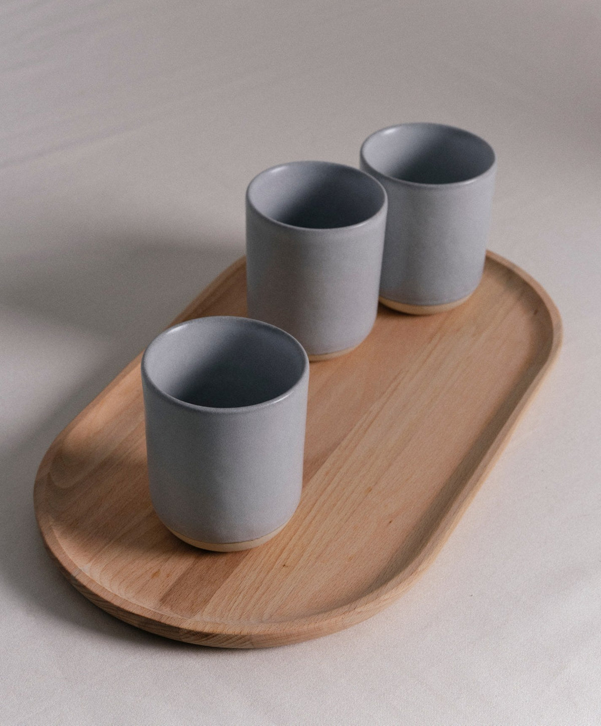 Cappuccino Cups by Fable Home, shown in Stone Blue.