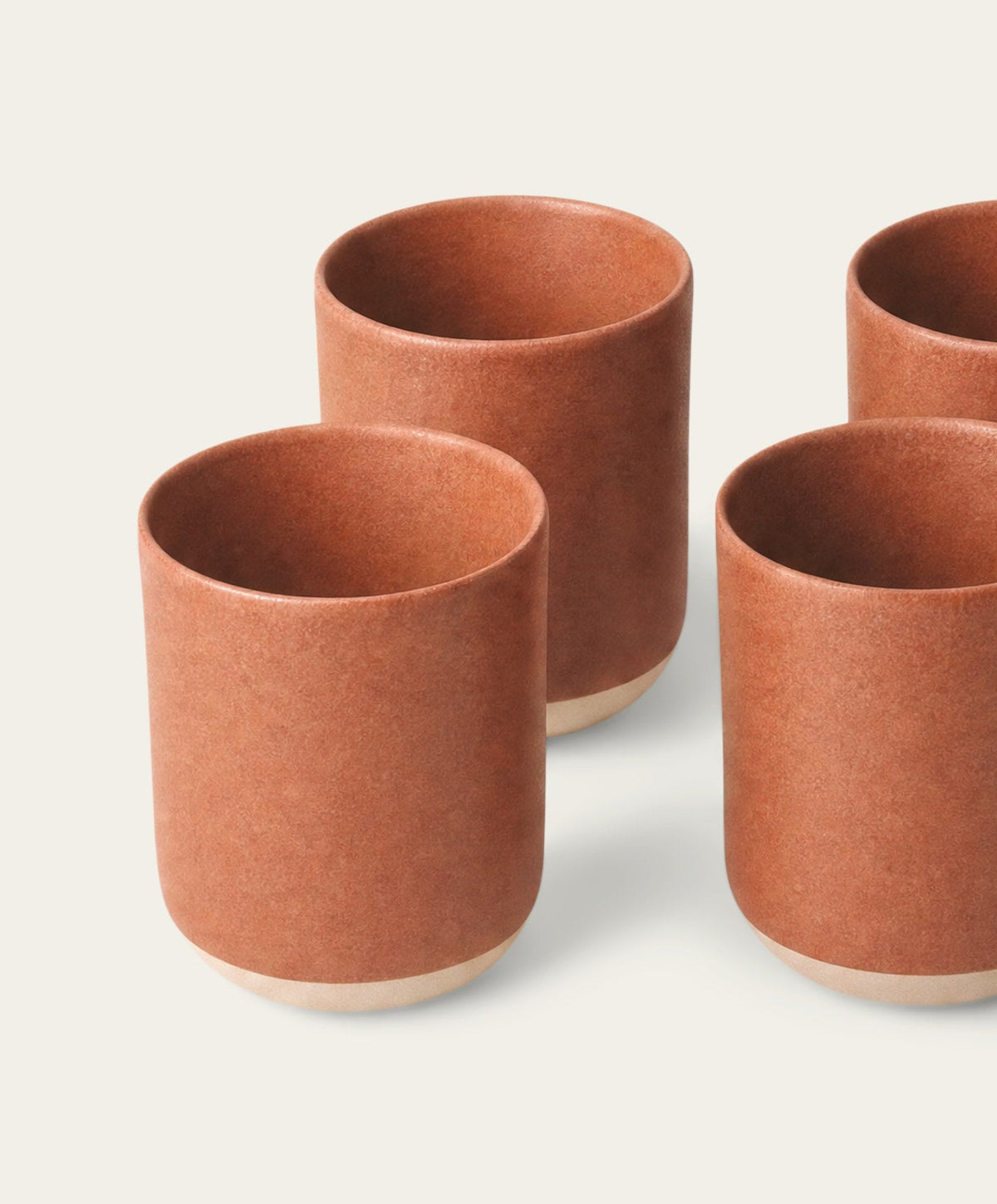Cappuccino Cups by Fable Home, shown in Canyon Clay.