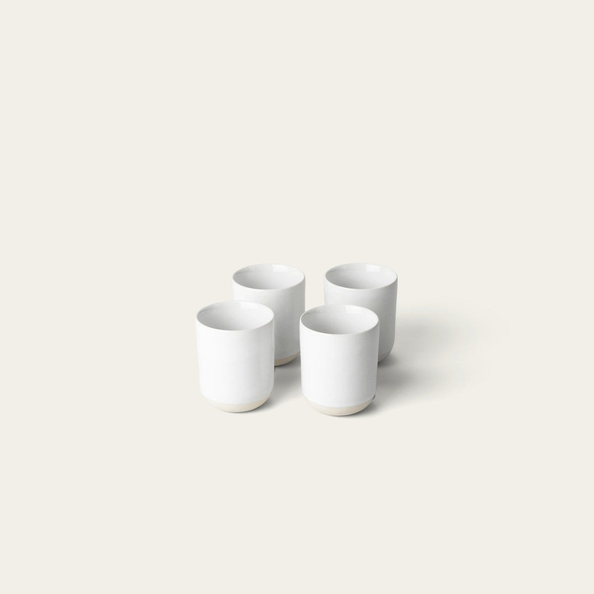 Cappuccino Cups by Fable Home, shown in Pearl White.