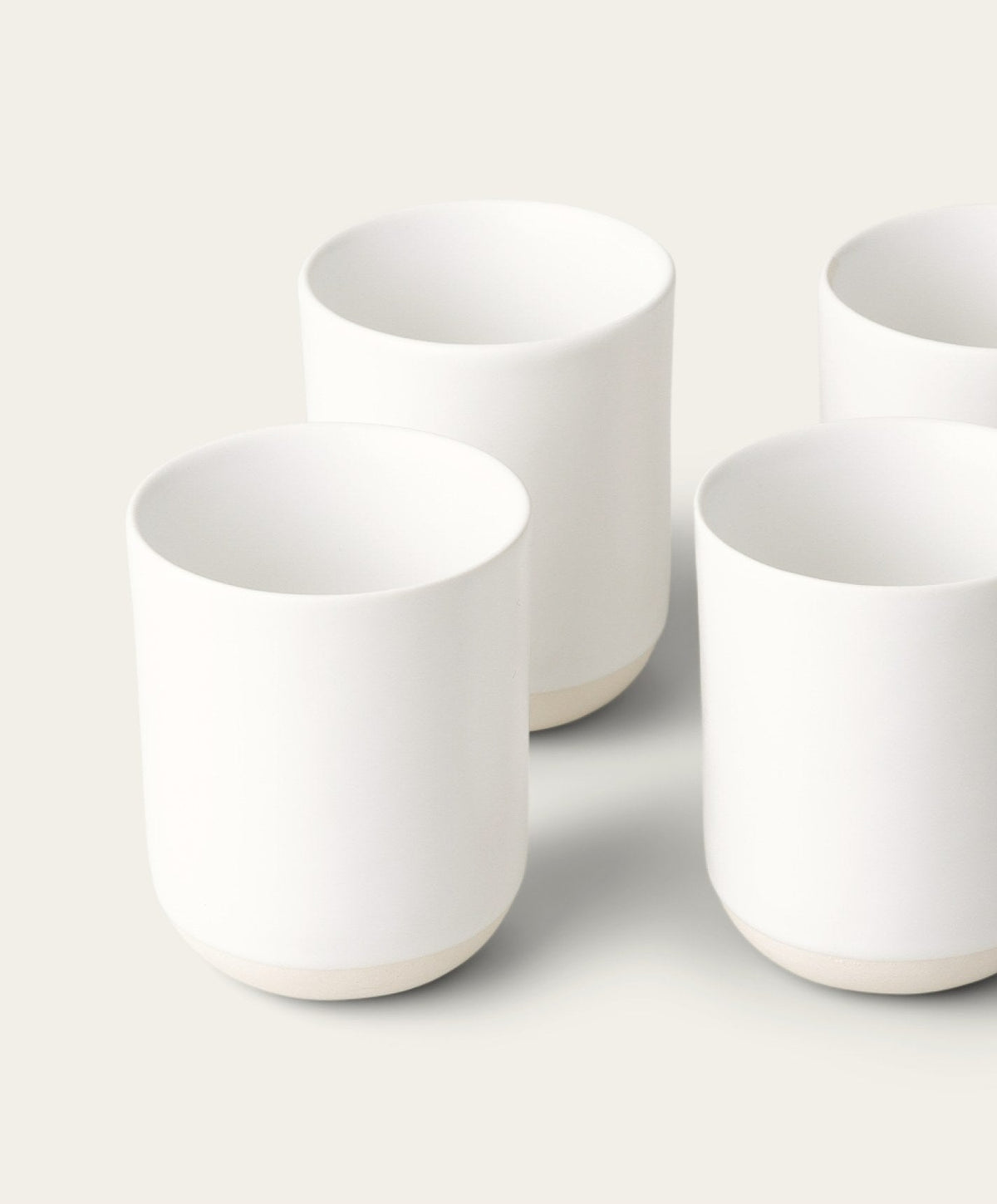 Cappuccino Cups by Fable Home, shown in Cloud White.