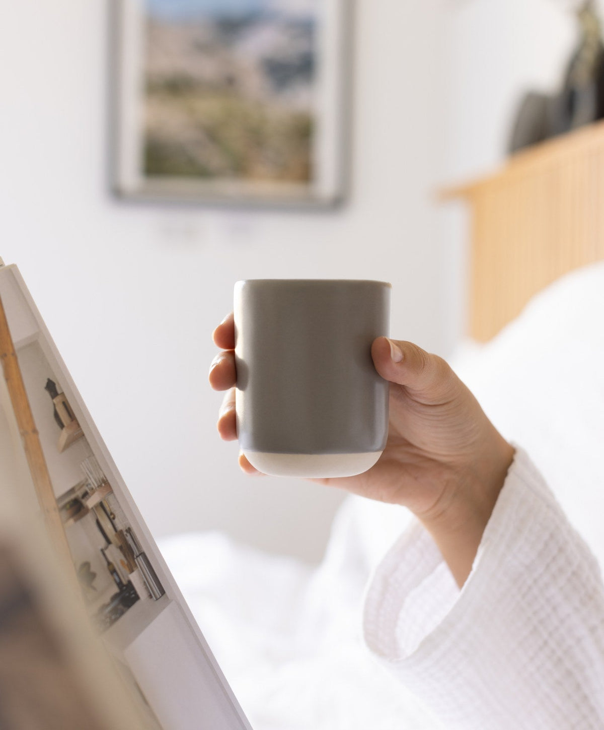 Cappuccino Cups by Fable Home, shown in Dove Gray.