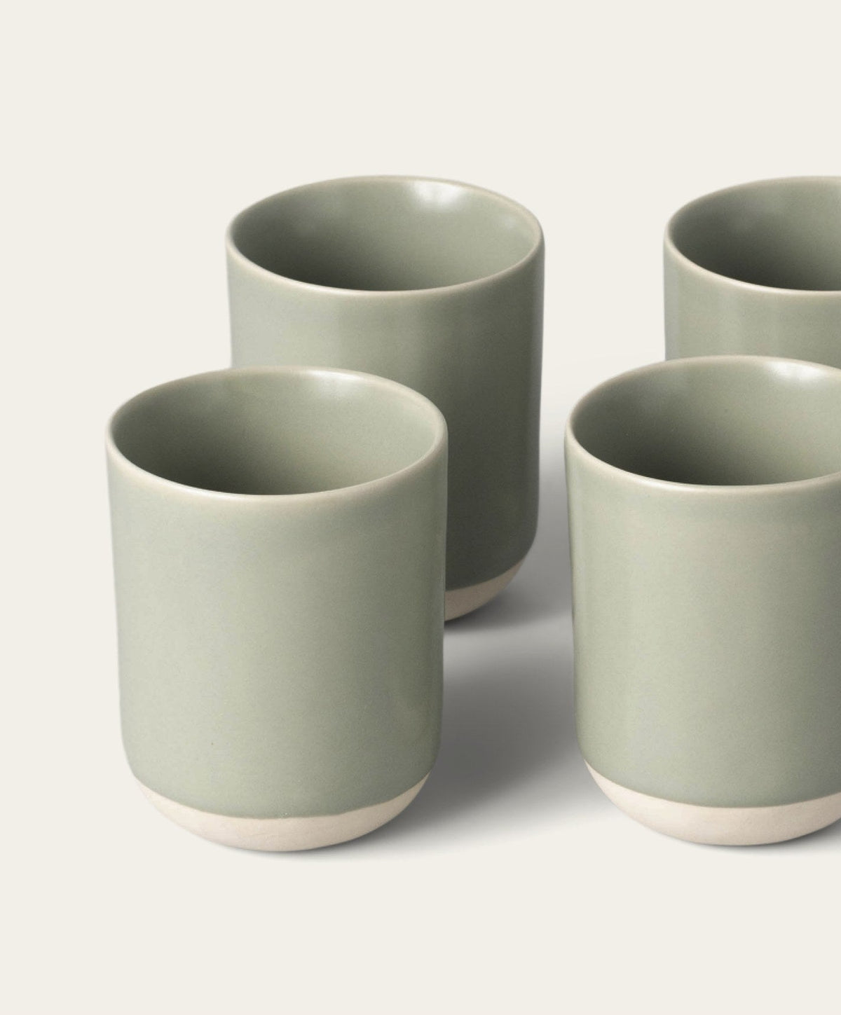 Cappuccino Cups by Fable Home, shown in Beachgrass Green.