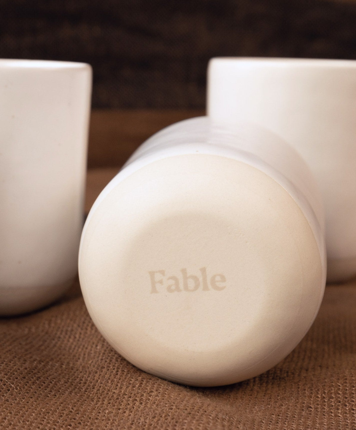 Cappuccino Cups by Fable Home, shown in Beachgrass Green.