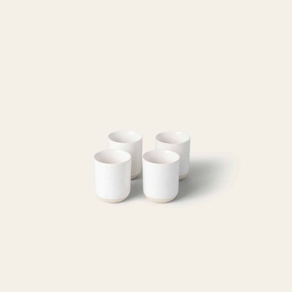 Cappuccino Cups by Fable Home, shown in Speckled White.