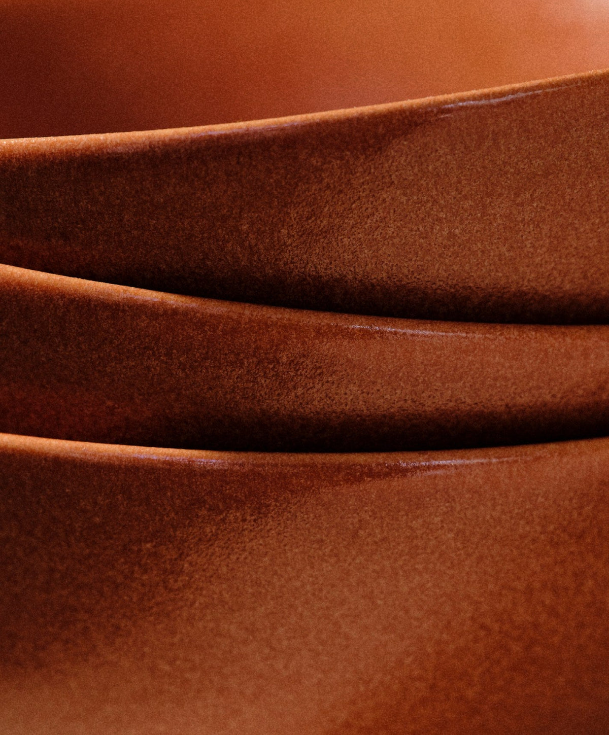 Dessert Bowls by Fable Home, shown in Canyon Clay.