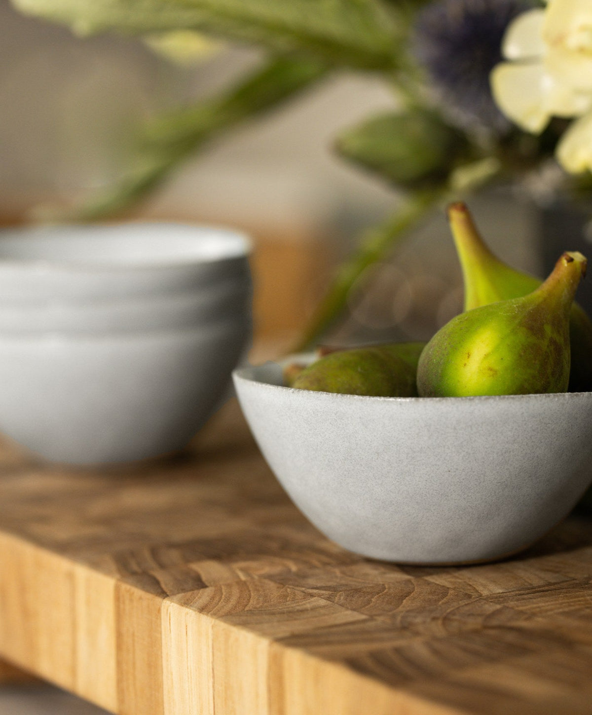 Dessert Bowls by Fable Home, shown in Stone Blue.