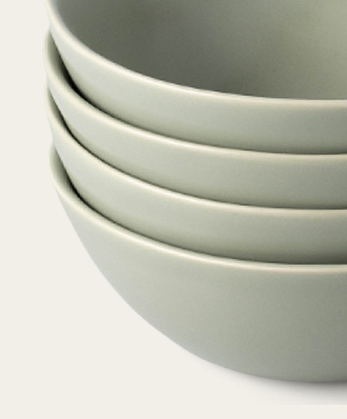 Dessert Bowls by Fable Home, shown in Beachgrass Green.