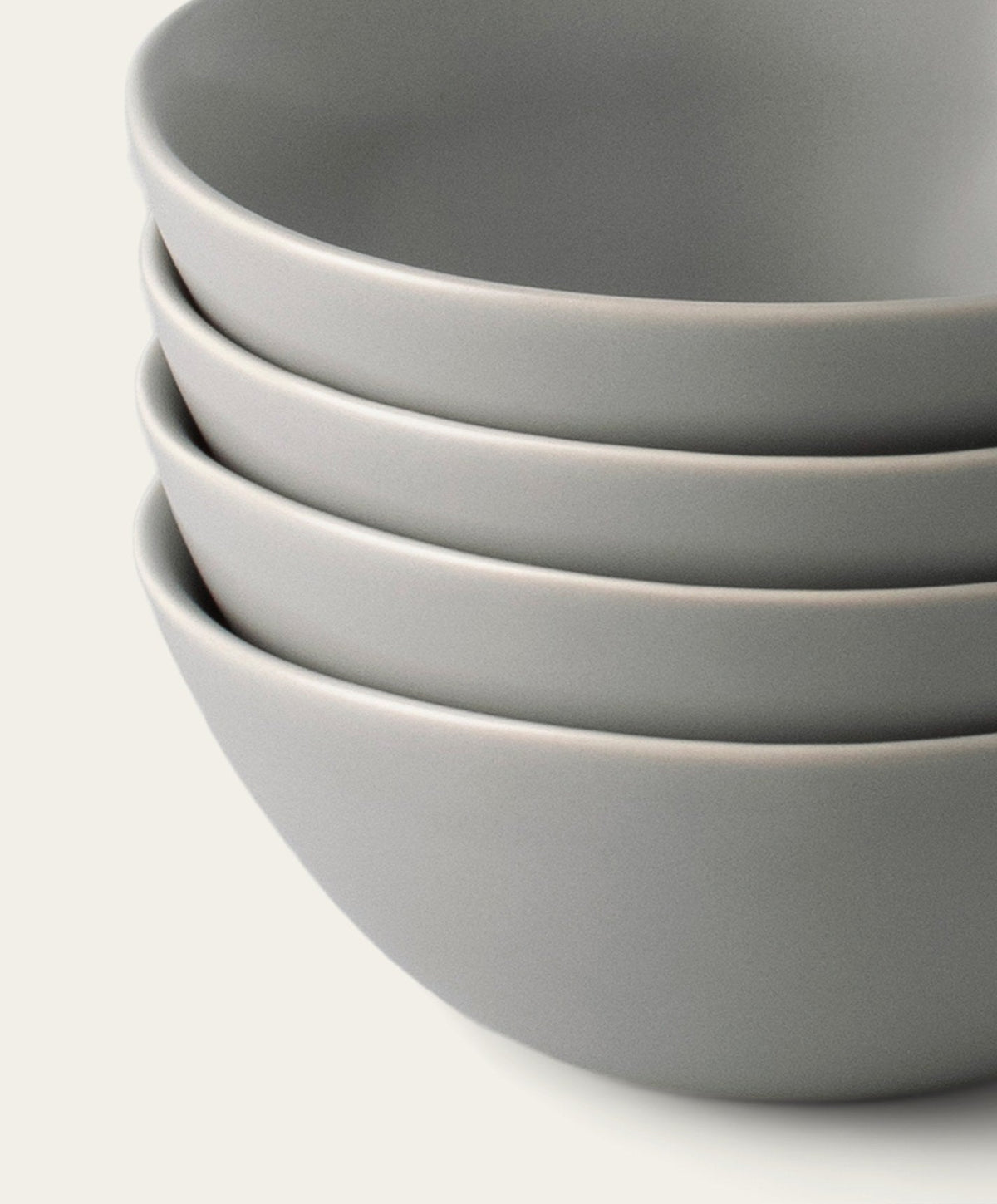 Dessert Bowls by Fable Home, shown in Dove Gray.