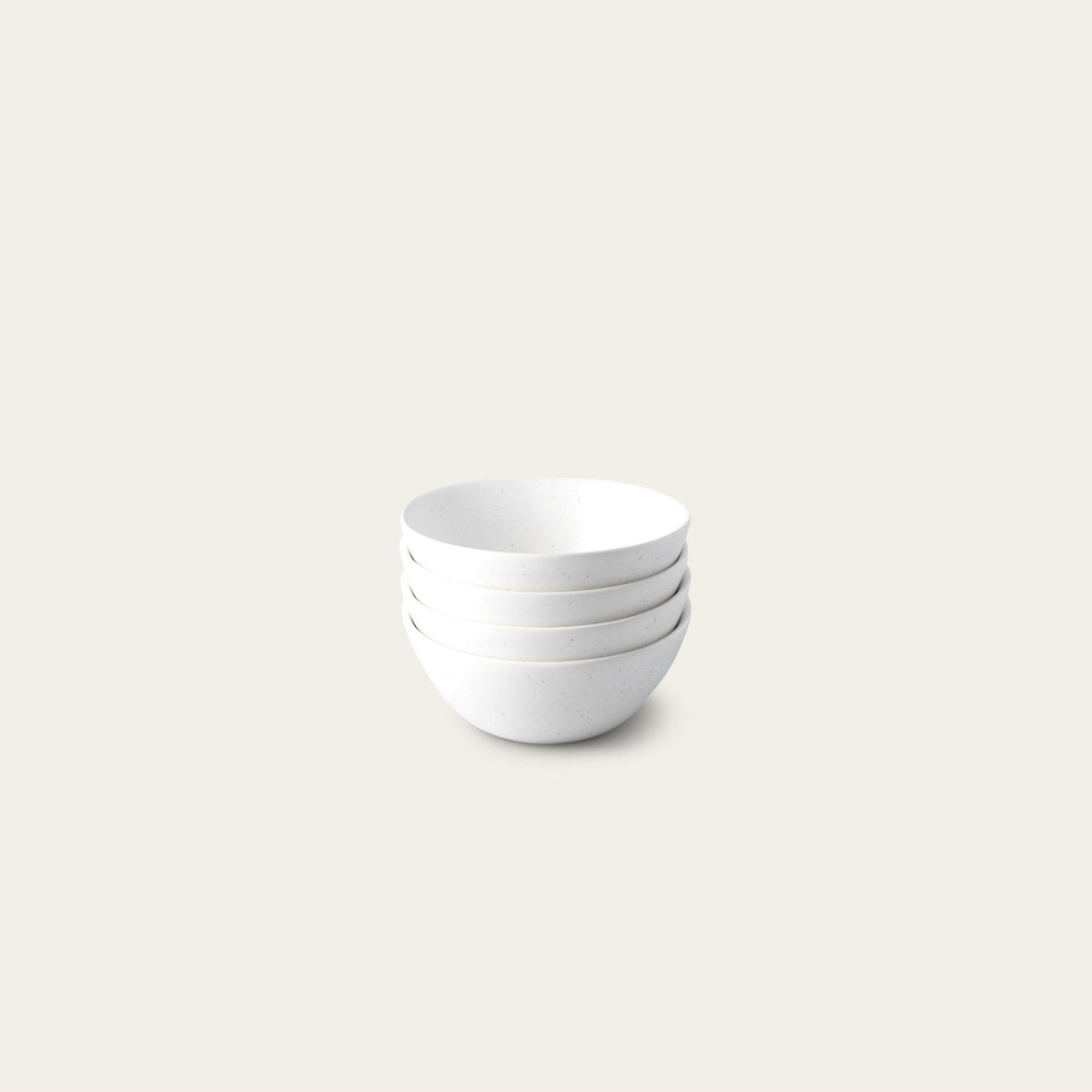 Dessert Bowls by Fable Home, shown in Speckled White.
