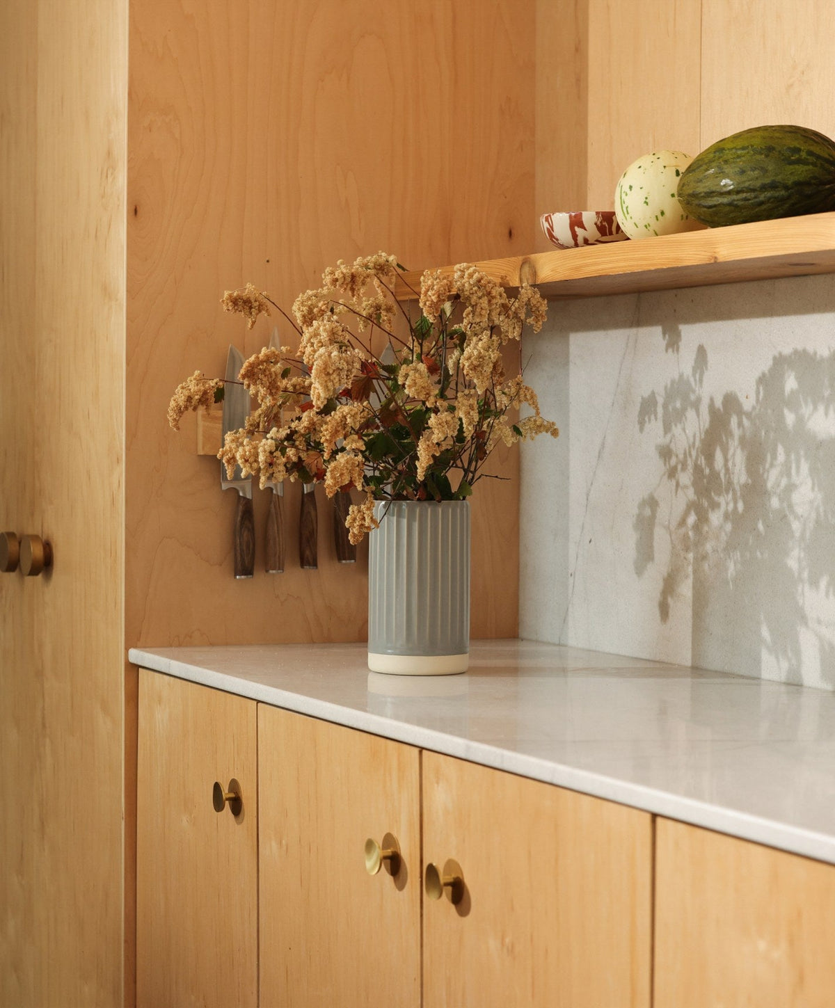 Vase by Fable Home, shown in Dove Gray.