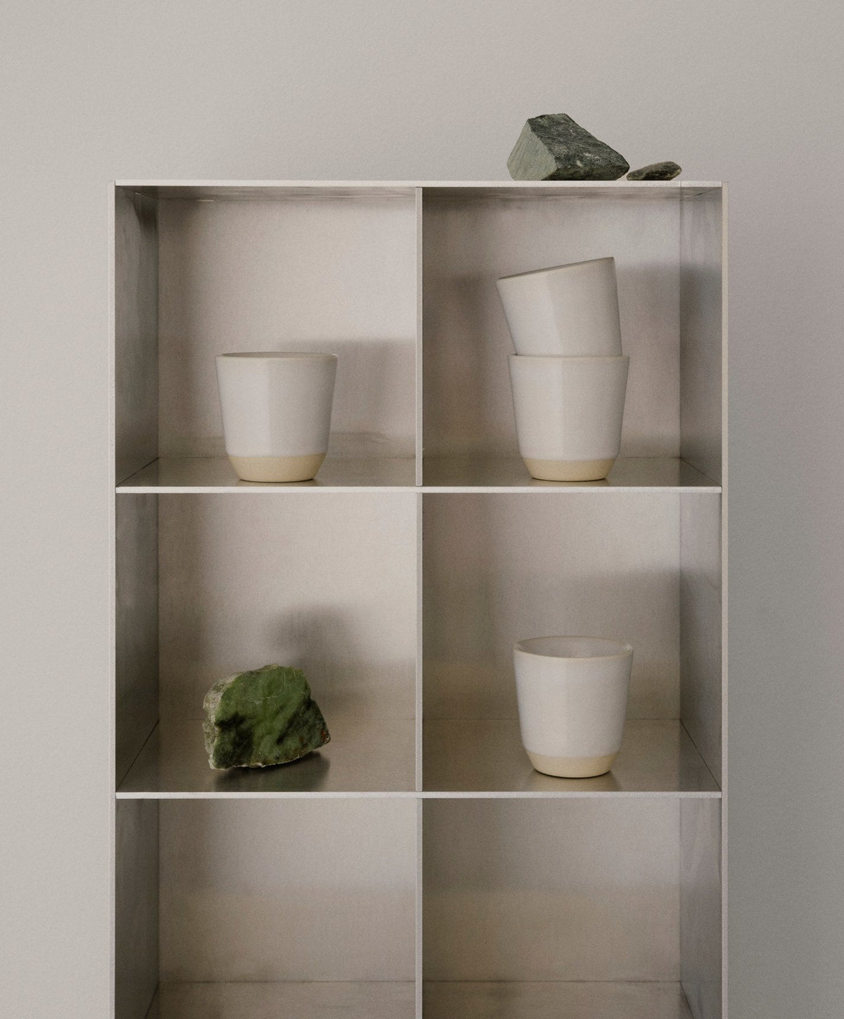Espresso Cups by Fable Home, shown in Pearl White.