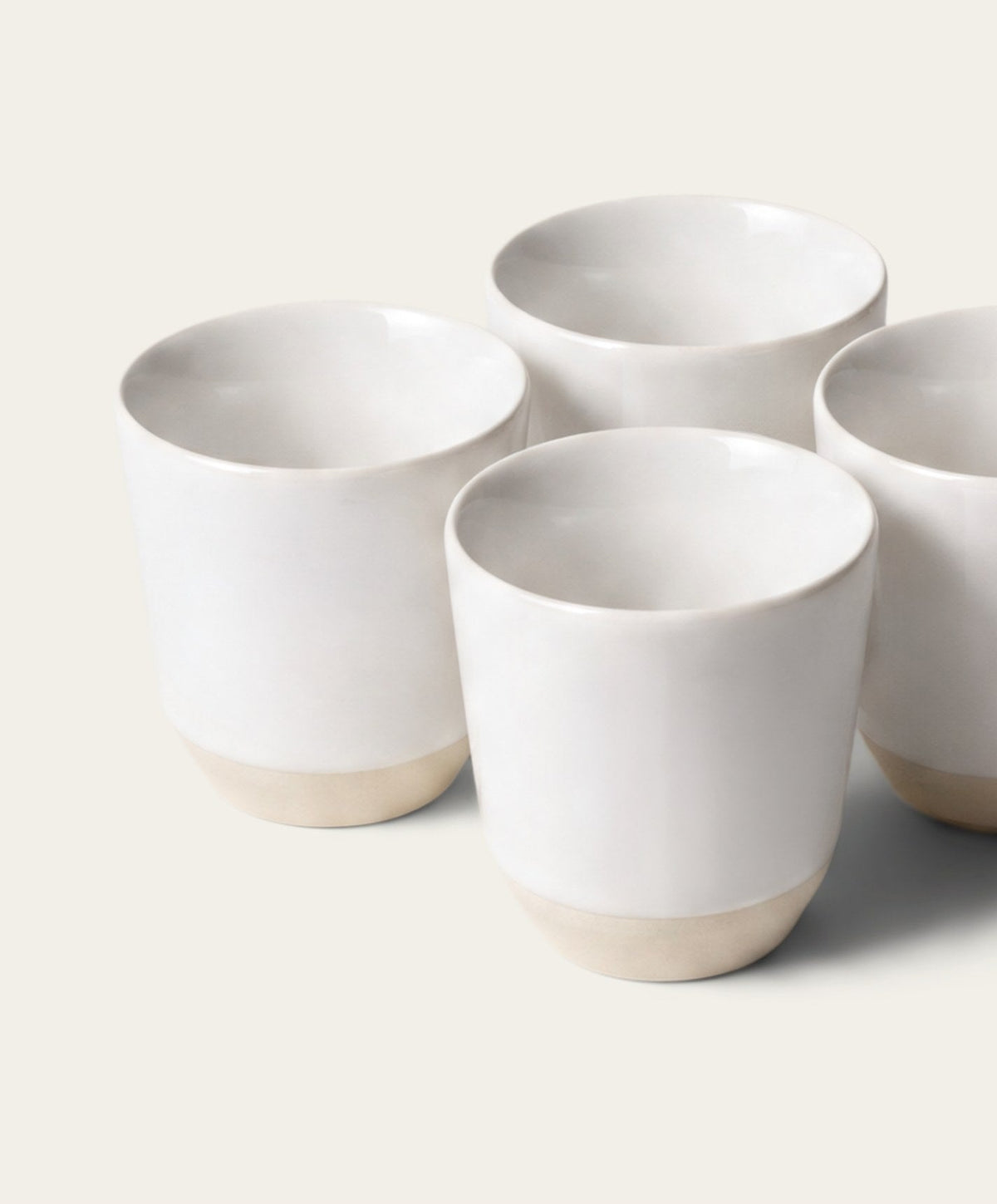 Espresso Cups by Fable Home, shown in Pearl White.