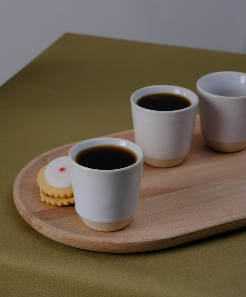 Espresso Cups by Fable Home, shown in Pearl White.
