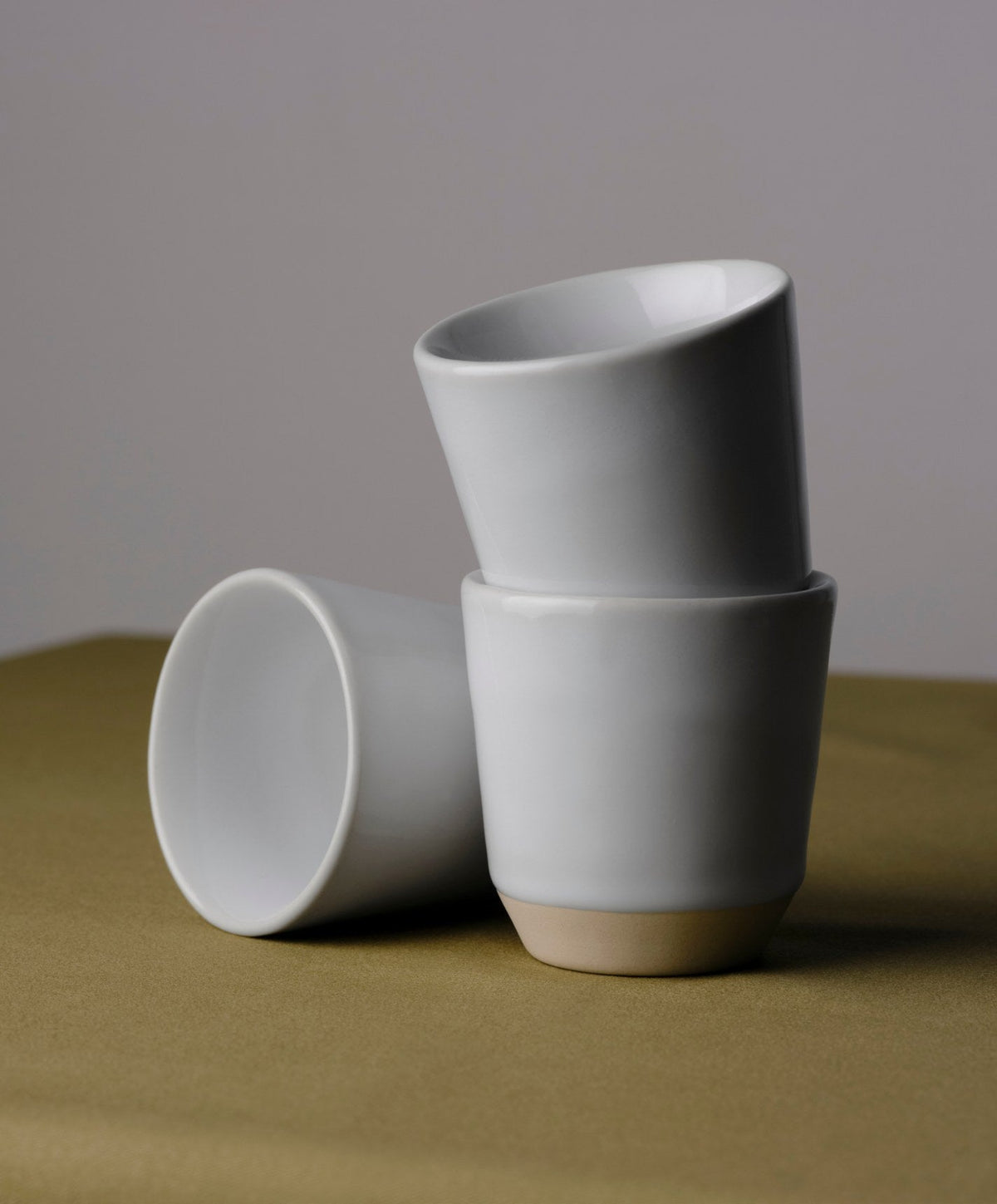 Espresso Cups by Fable Home, shown in Pearl White.