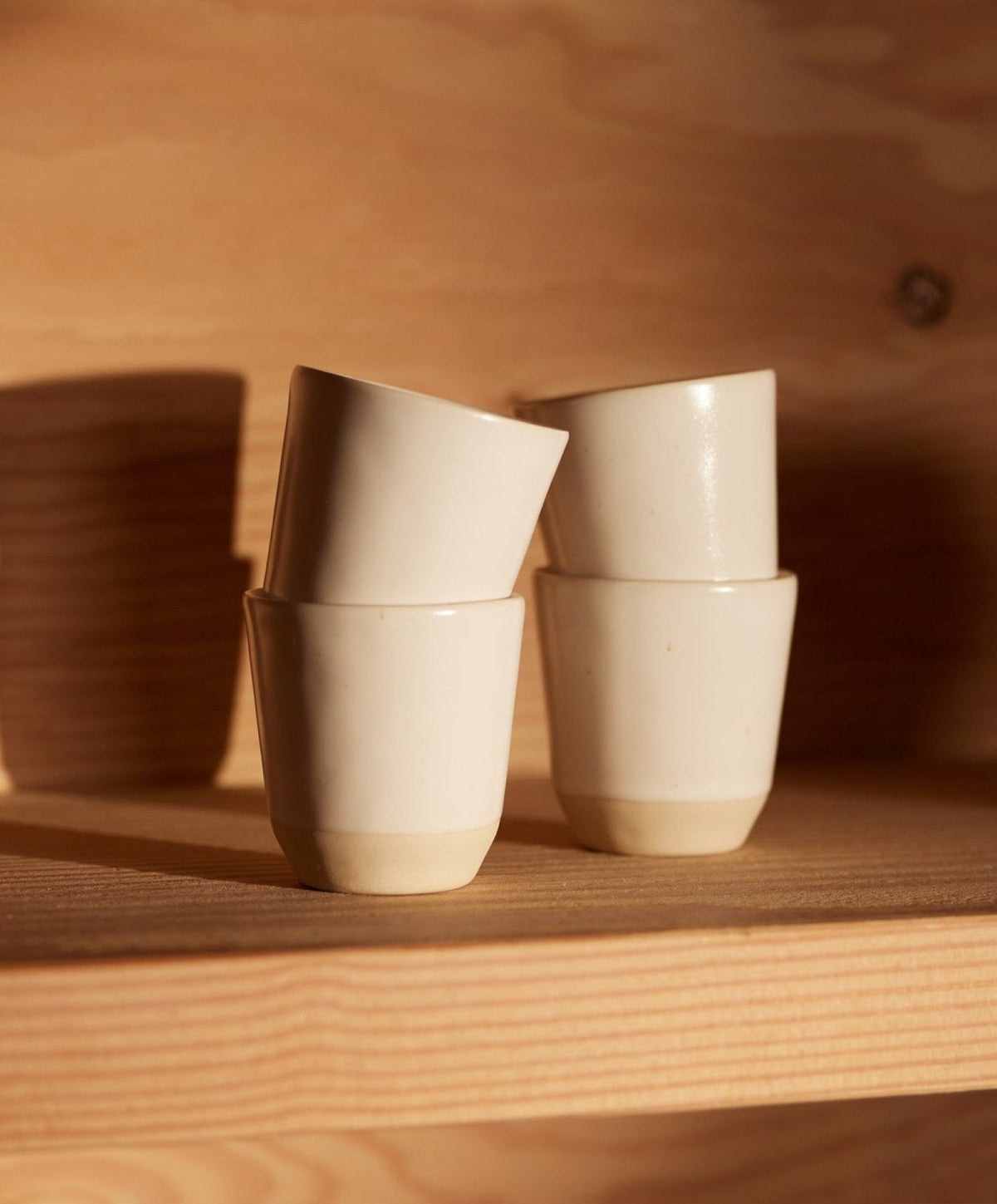 Espresso Cups by Fable Home, shown in Speckled White.
