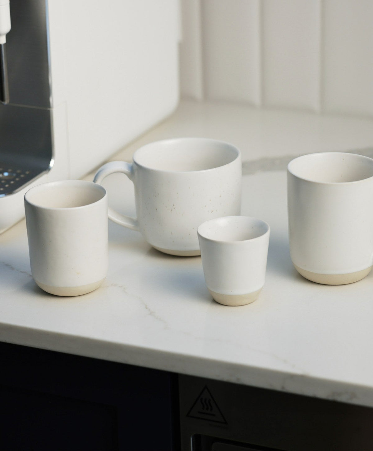 Espresso Cups by Fable Home, shown in Speckled White.