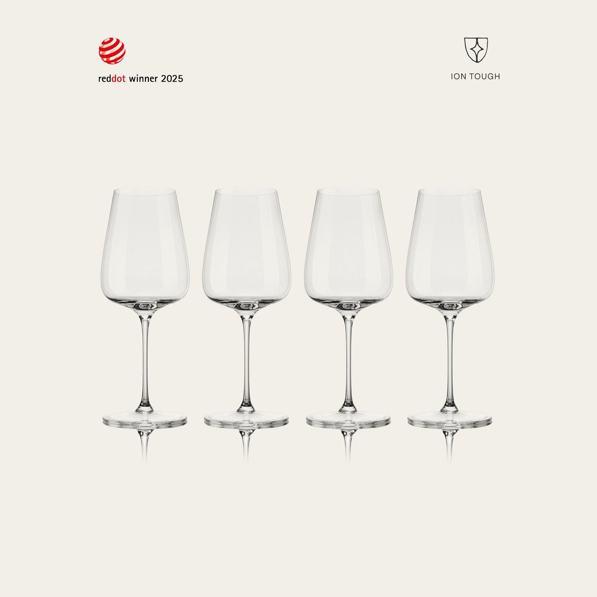 Wine Glasses by Fable Home, shown in Clear.