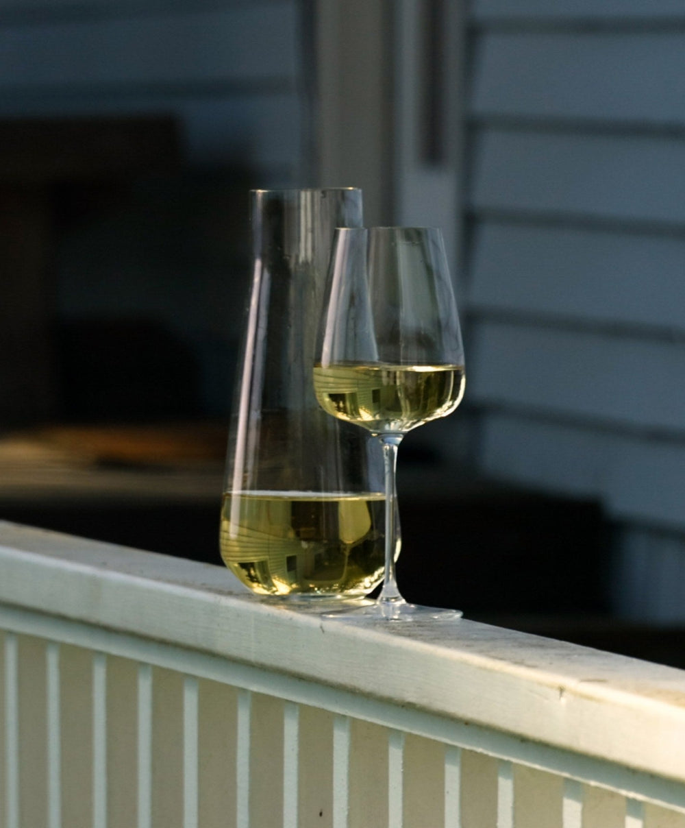 Wine Glasses by Fable Home, shown in Clear.