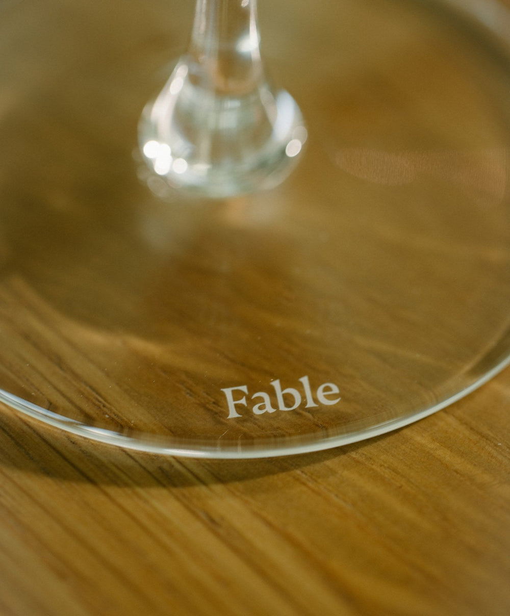 Wine Glasses by Fable Home, shown in Clear.