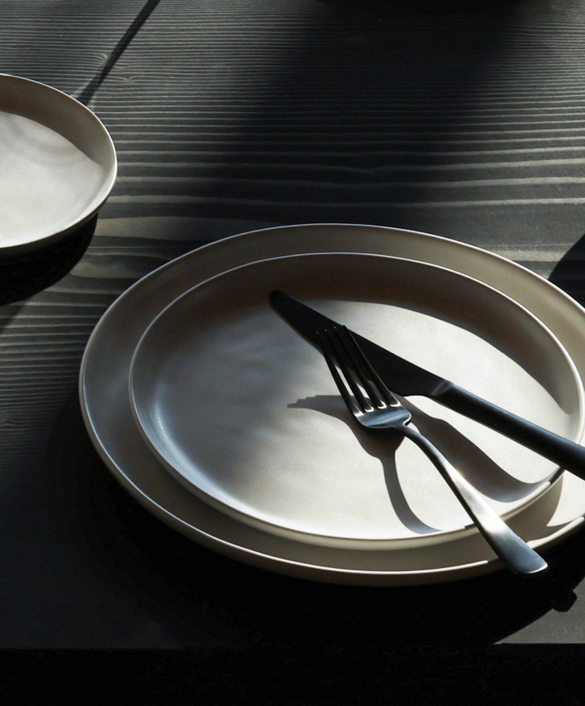 Salad Plates by Fable Home, shown in Cloud White.