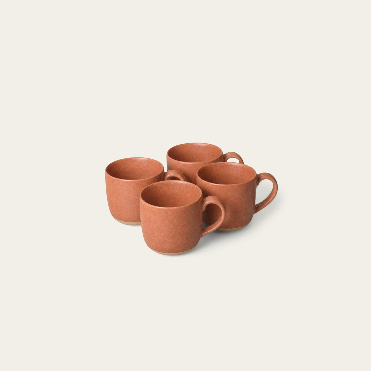 Mugs by Fable Home, shown in Canyon Clay.
