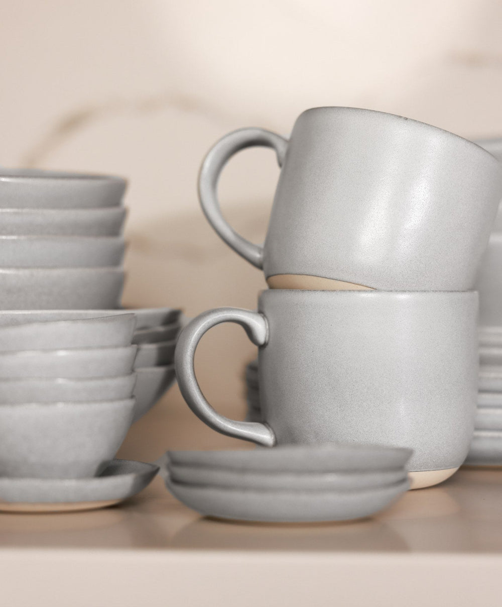 Mugs by Fable Home, shown in Stone Blue.