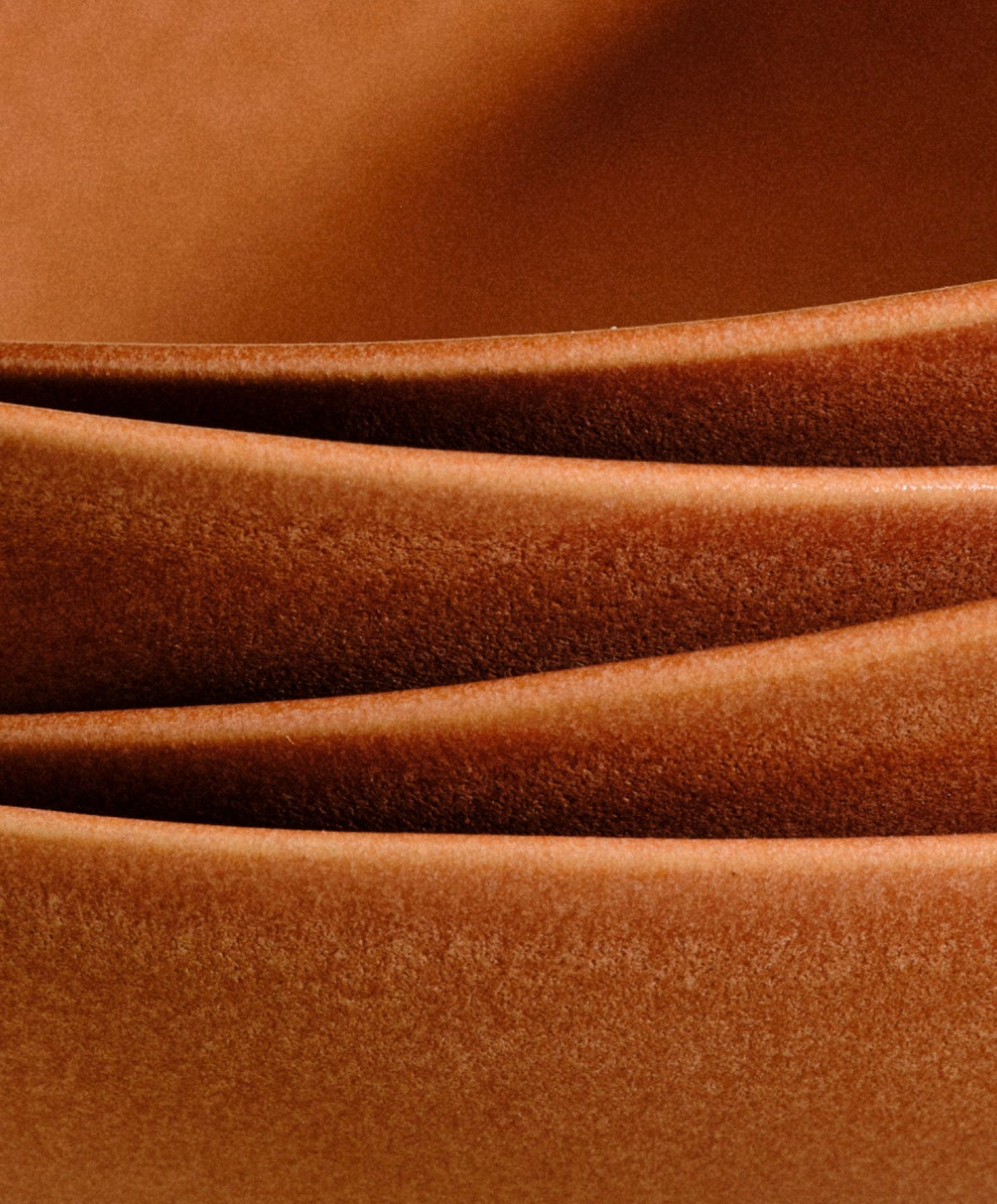 Pasta Bowls by Fable Home, shown in Canyon Clay.