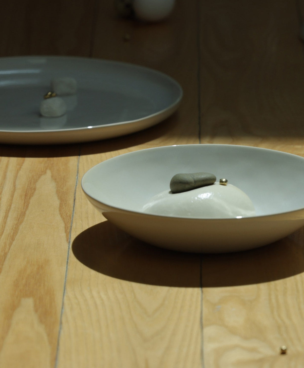 Pasta Bowls by Fable Home, shown in Pearl White.