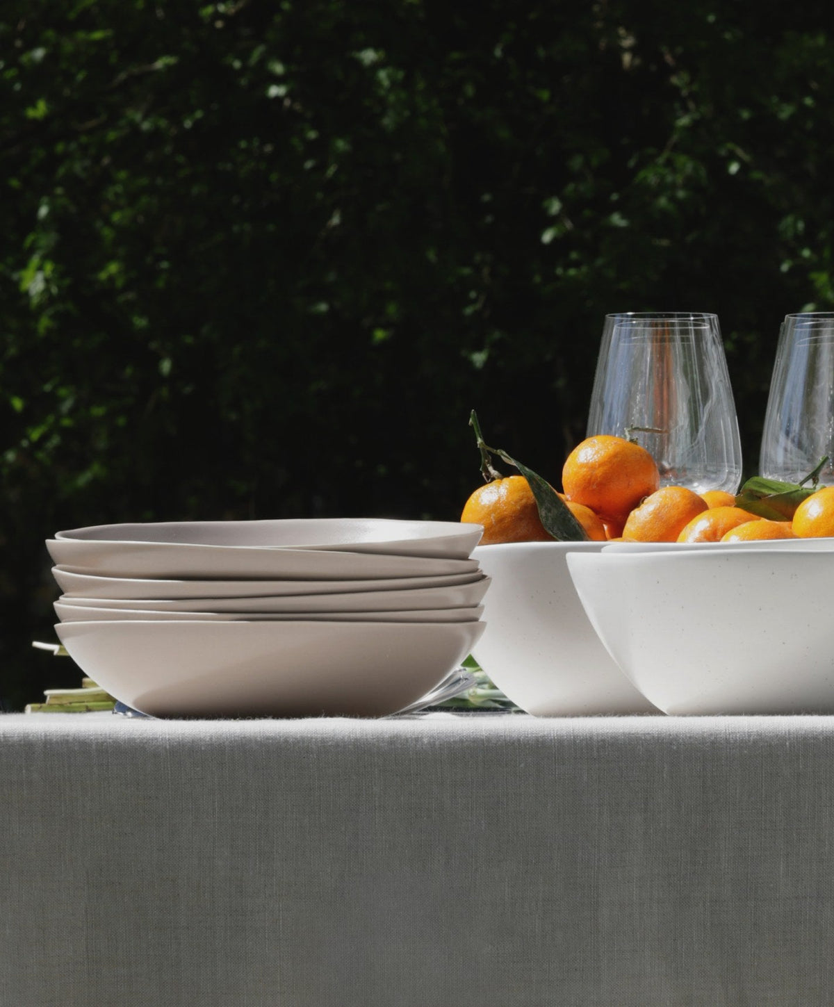 Pasta Bowls by Fable Home, shown in Desert Taupe.