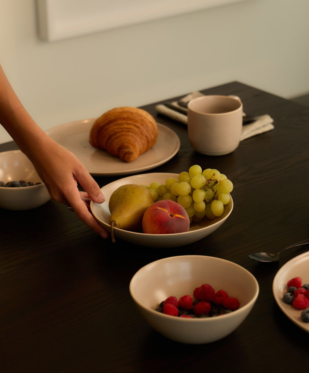 Pasta Bowls by Fable Home, shown in Desert Taupe.