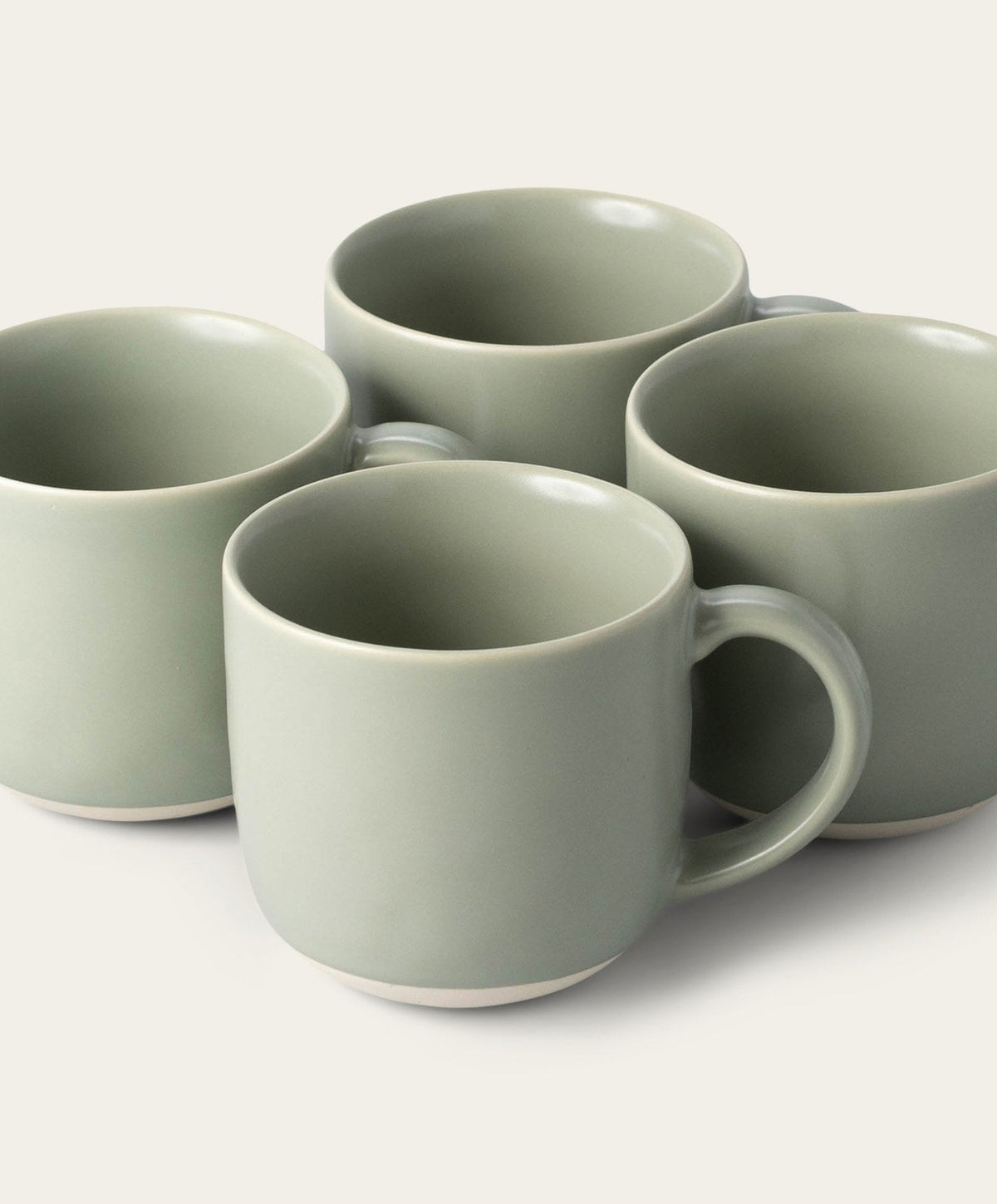 Mugs by Fable Home, shown in Beachgrass Green.