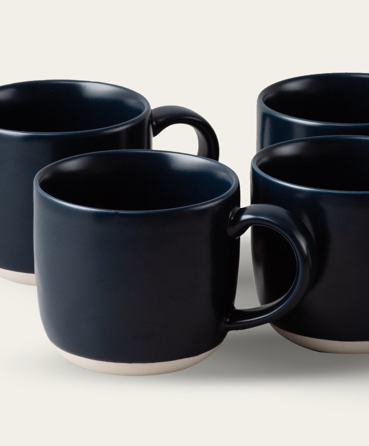 Mugs by Fable Home, shown in Midnight Blue.